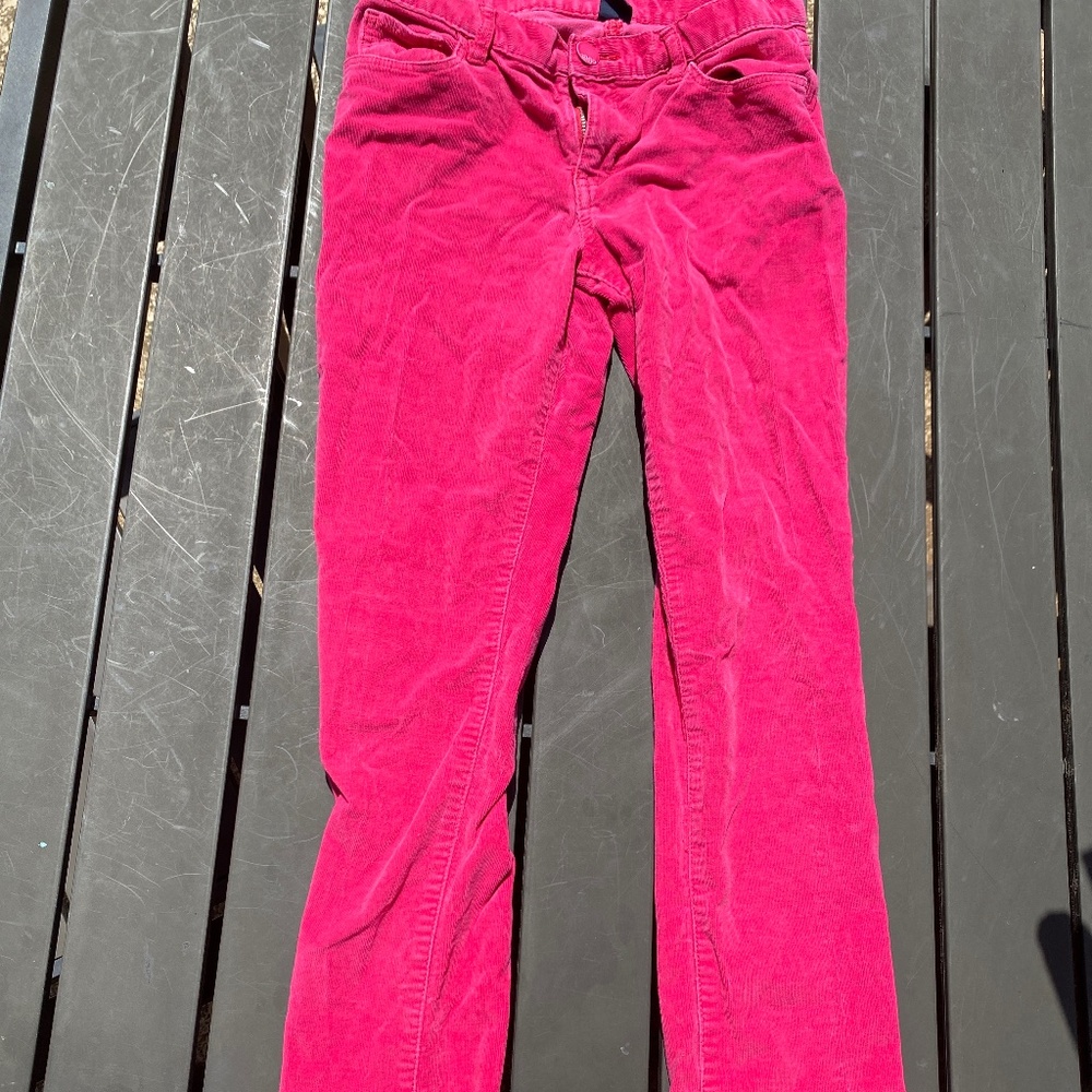 Hot pink jeans